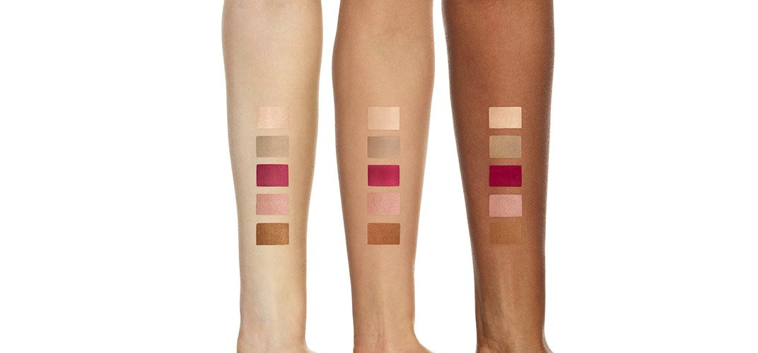 Eyeshadow Nudist Petite Palette Arm Swatch
